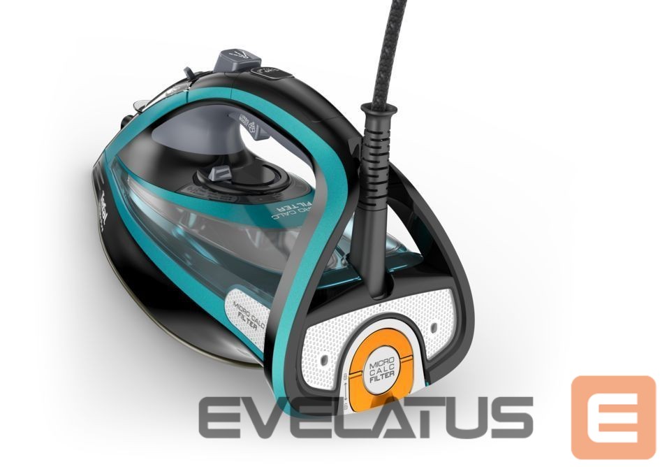Triikrauad TEFAL | Ultimate Pure FV9844E0 | Steam Iron | 3200 W | Water tank capacity 350 ml | Continuous steam 60 g/min | Steam boost performance 250 g/min | Blue/Black
