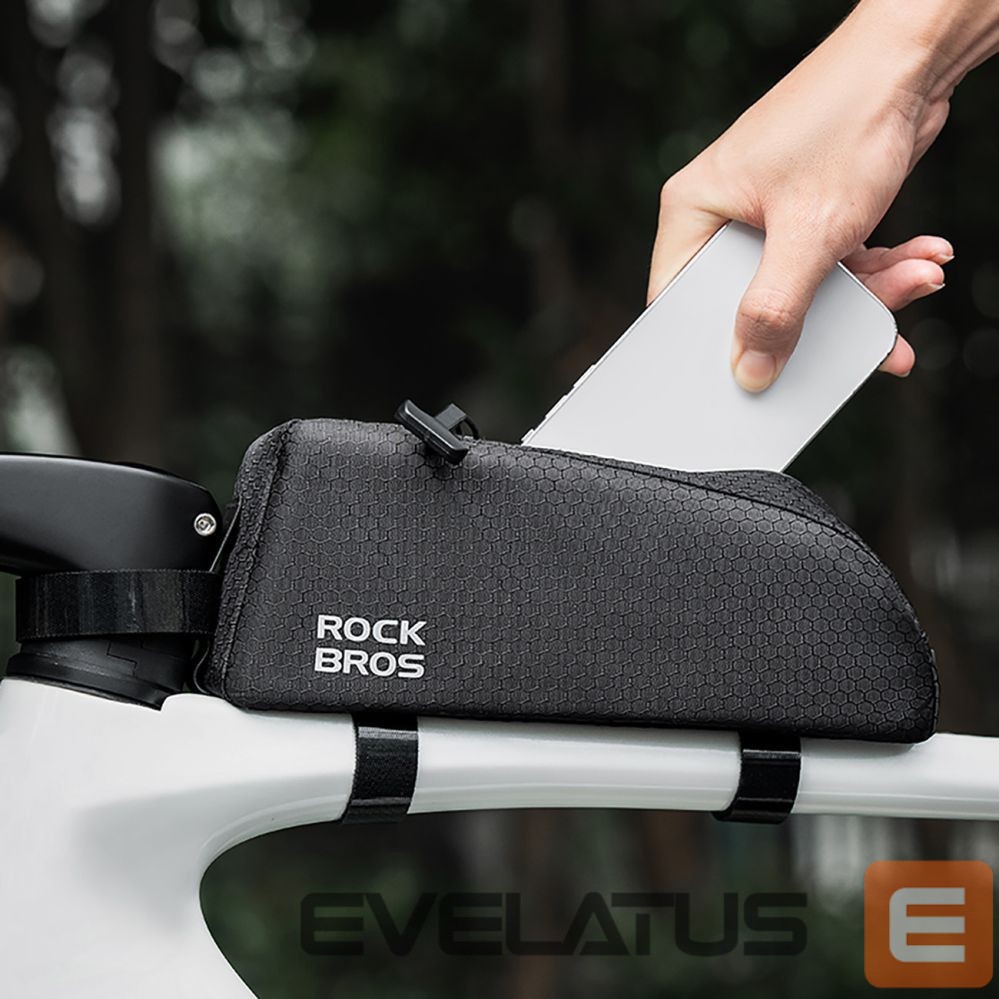 Jalgratta tarvik Rockbros Rockbros Top Tube Frame Bag 0.9l - Black