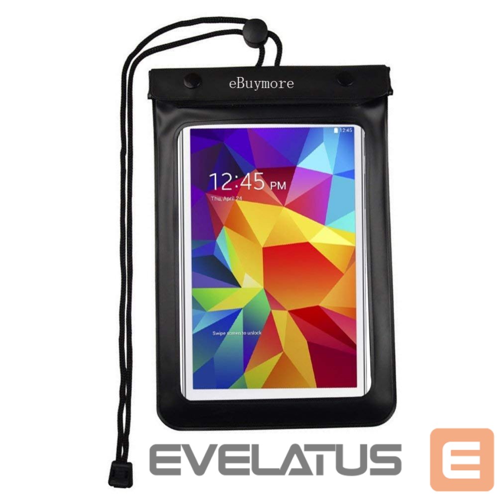 Teised Hurtel Universal waterproof case for phone / tablet up to 8 inches black