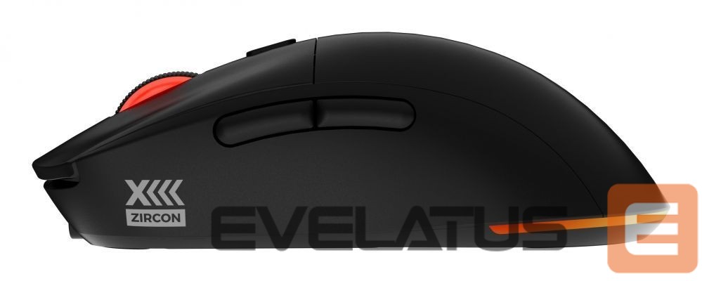 Arvutihiir Genesis Zircon XIII Custom | Wireless | Gaming Mouse | 2.4 GHz, USB | Black
