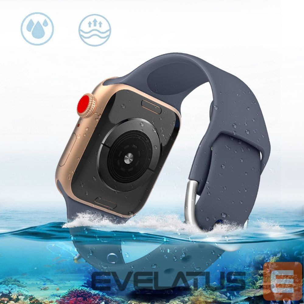 Rihm Hurtel Silicone Strap APS for Apple Watch 38/40/41mm Strap Watch Bracelet - Yellow