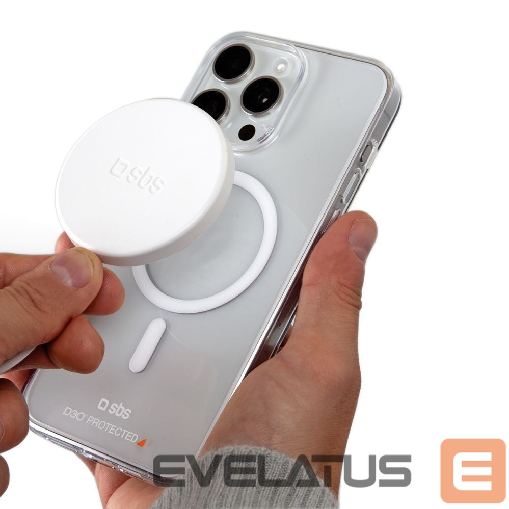 Tagakaaned SBS SBS D3O MagSafe Case for iPhone 15 Pro Max - Clear