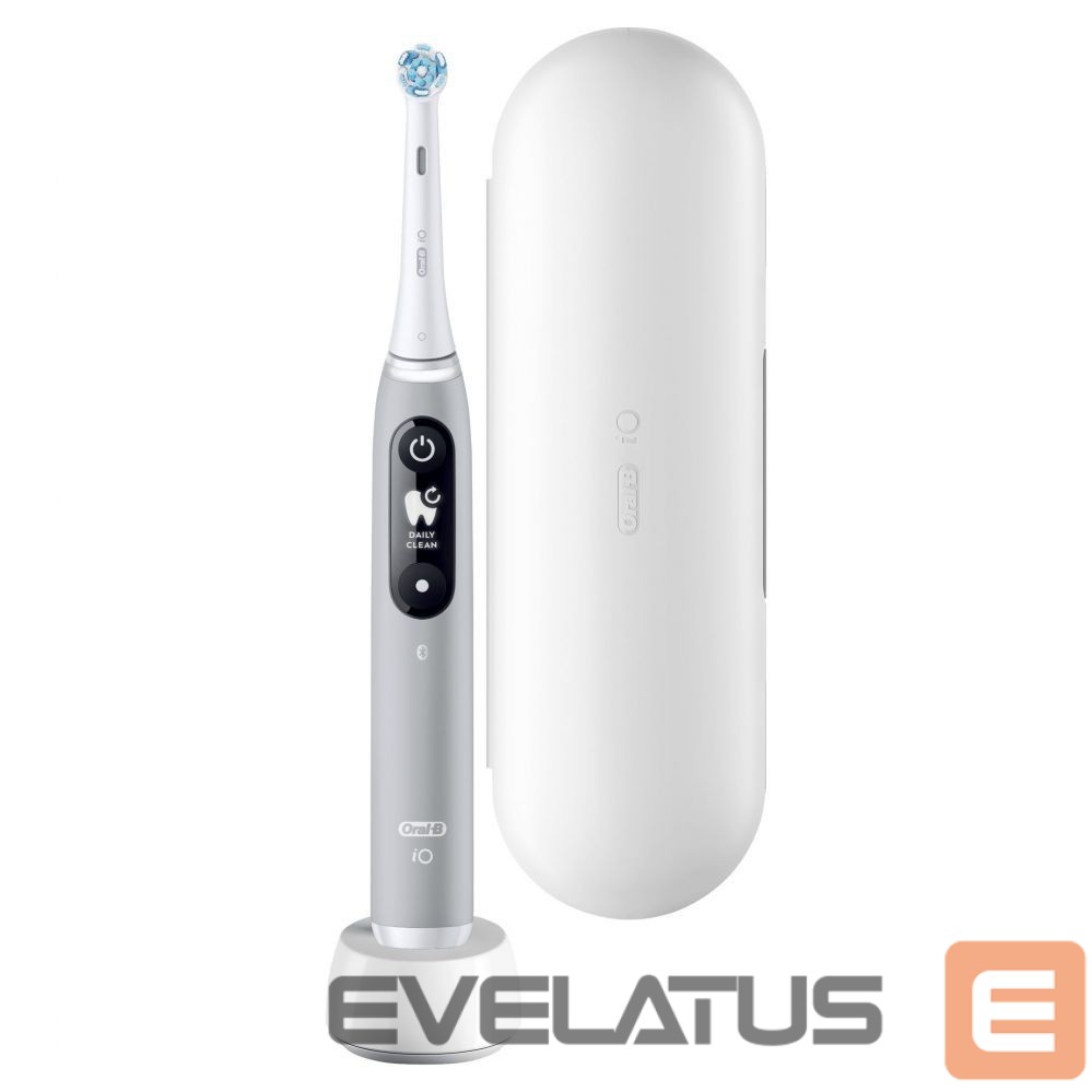 Hambahari Oral-B Toothbrush iO Series 6 Rechargeable, For adults, Number of brush heads included 1, Number of teeth brushing modes 5, Grey Opal
