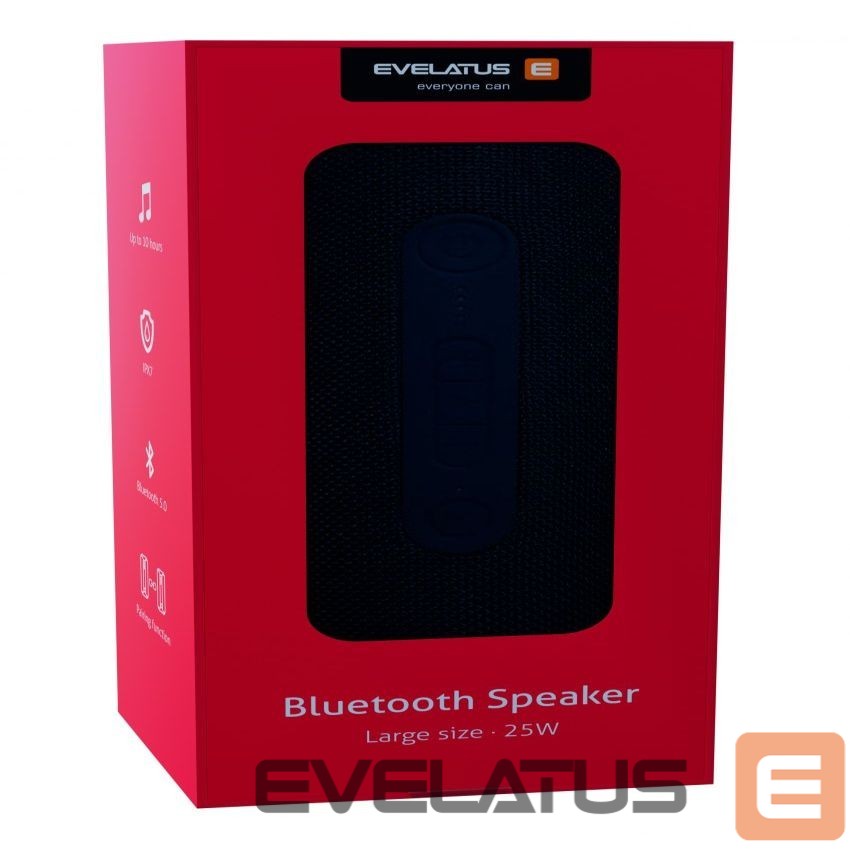 Juhtmevabad kõlarid Evelatus Evelatus Bluetooth Speaker L size EBS03 Black