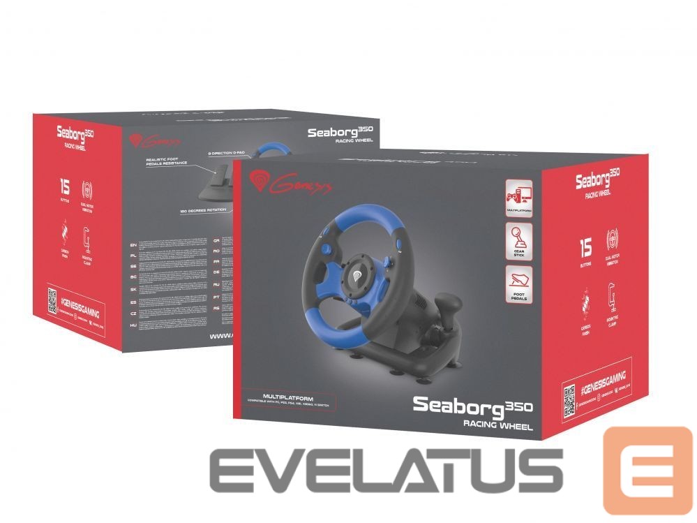 Arvutitoolid / lauad Genesis Driving Wheel Seaborg 350