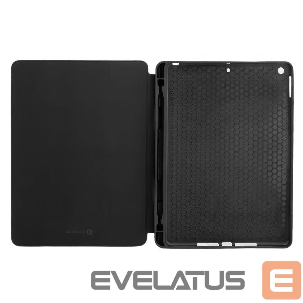 Kaaned Evelatus iPad 10.2 Tablet case with imitate microfiber inside Black