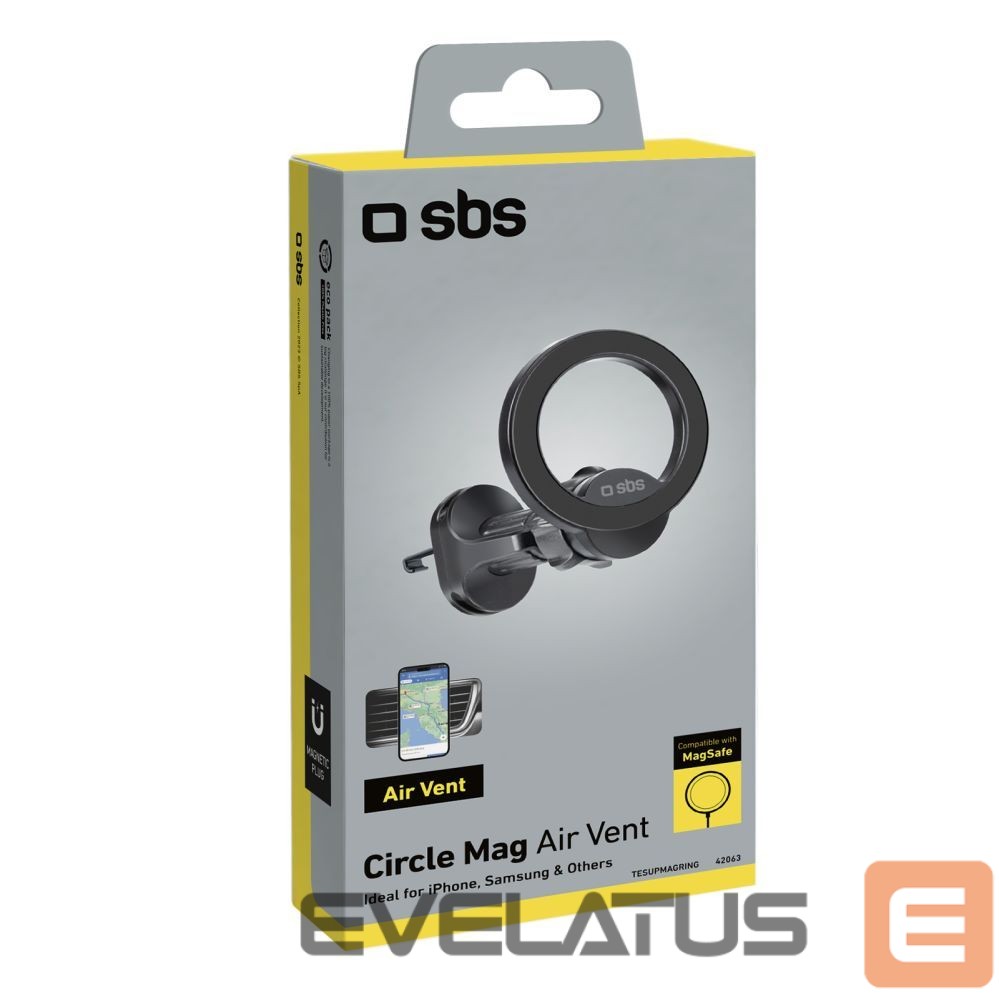 Automaatne hoidja SBS SBS TESUPMAGRING smartphone holder compatible with MagSafe - black