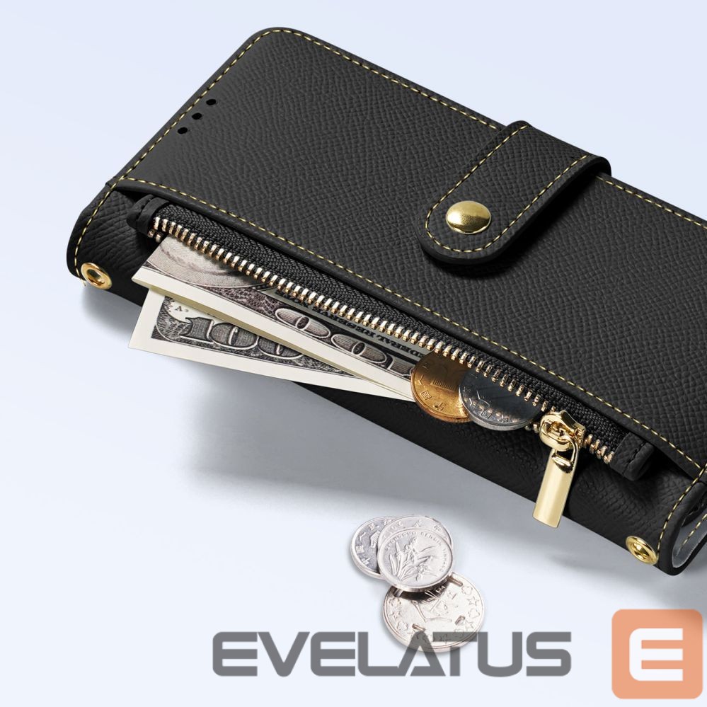 Tagakaaned Dux Ducis Dux Ducis Lawa Leather Case for iPhone 15 Pro - Black