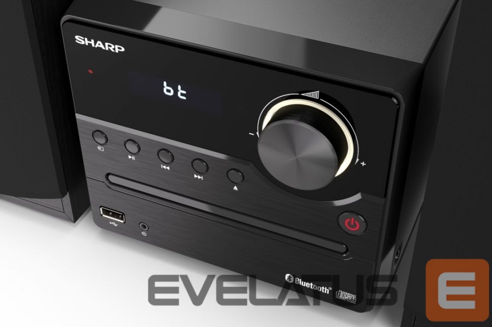 Interaktiivne lahendus Sharp XL-B512(BK) Hi-Fi Micro System, CD/FM/USB/Bluetooth v5.0, 45W, Black
