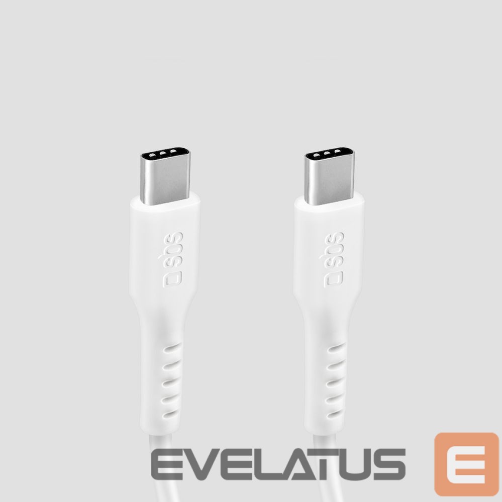 Kaabel SBS SBS TECABLETCC10W USB-C Cable - USB-C Power Delivery 25W 1 m - white