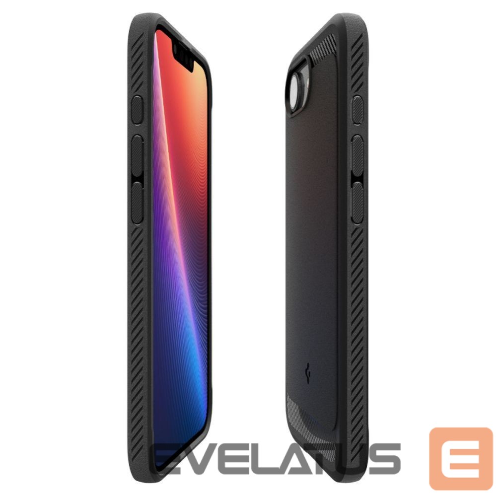 Tagakaaned Spigen Spigen Rugged Armor MagSafe case for iPhone 16e - black