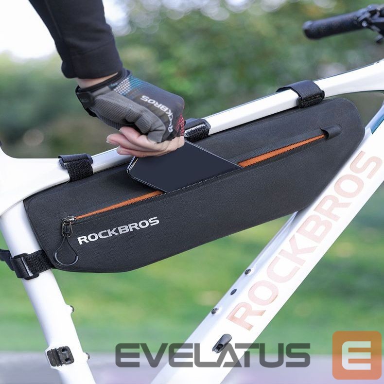 Jalgratta tarvik Rockbros Rockbros AS-043 bicycle bag with Velcro 3l - black