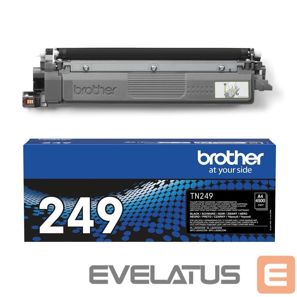 Tarvikud ja tarvikud Brother TN249BK Toner Cartridge, Black