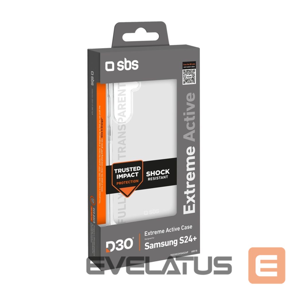 Tagakaaned SBS SBS D3O Case for Samsung Galaxy S24+ - Transparent