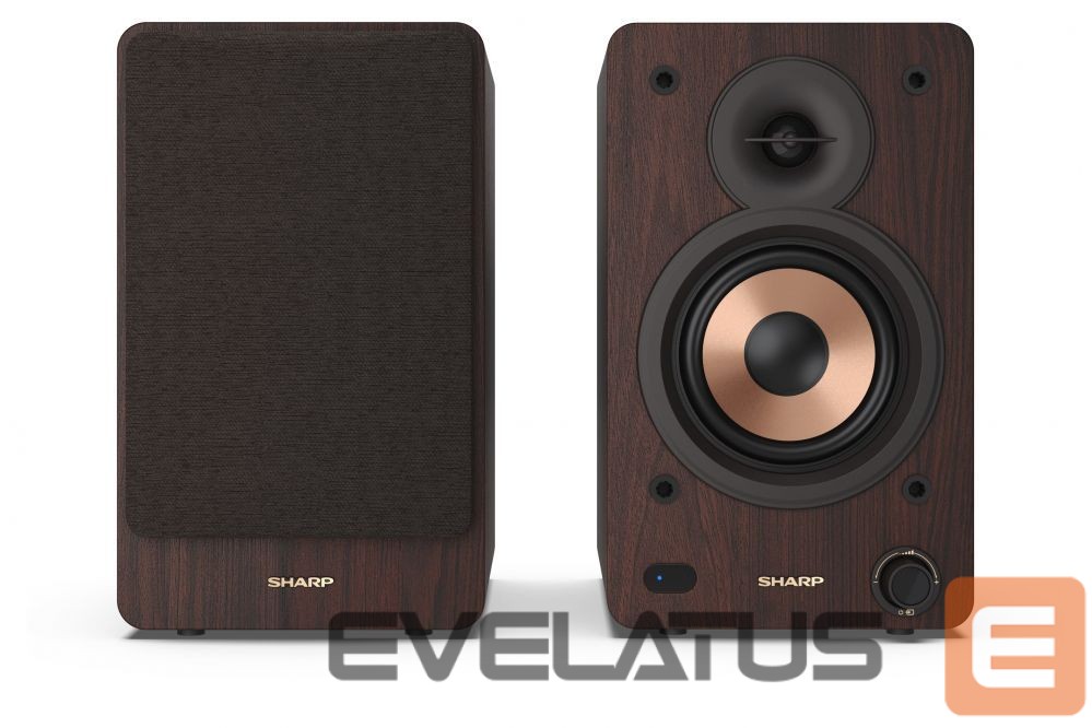 Arvutikõlarid Sharp CP-SS30 Bookshelf Speakers, Brown