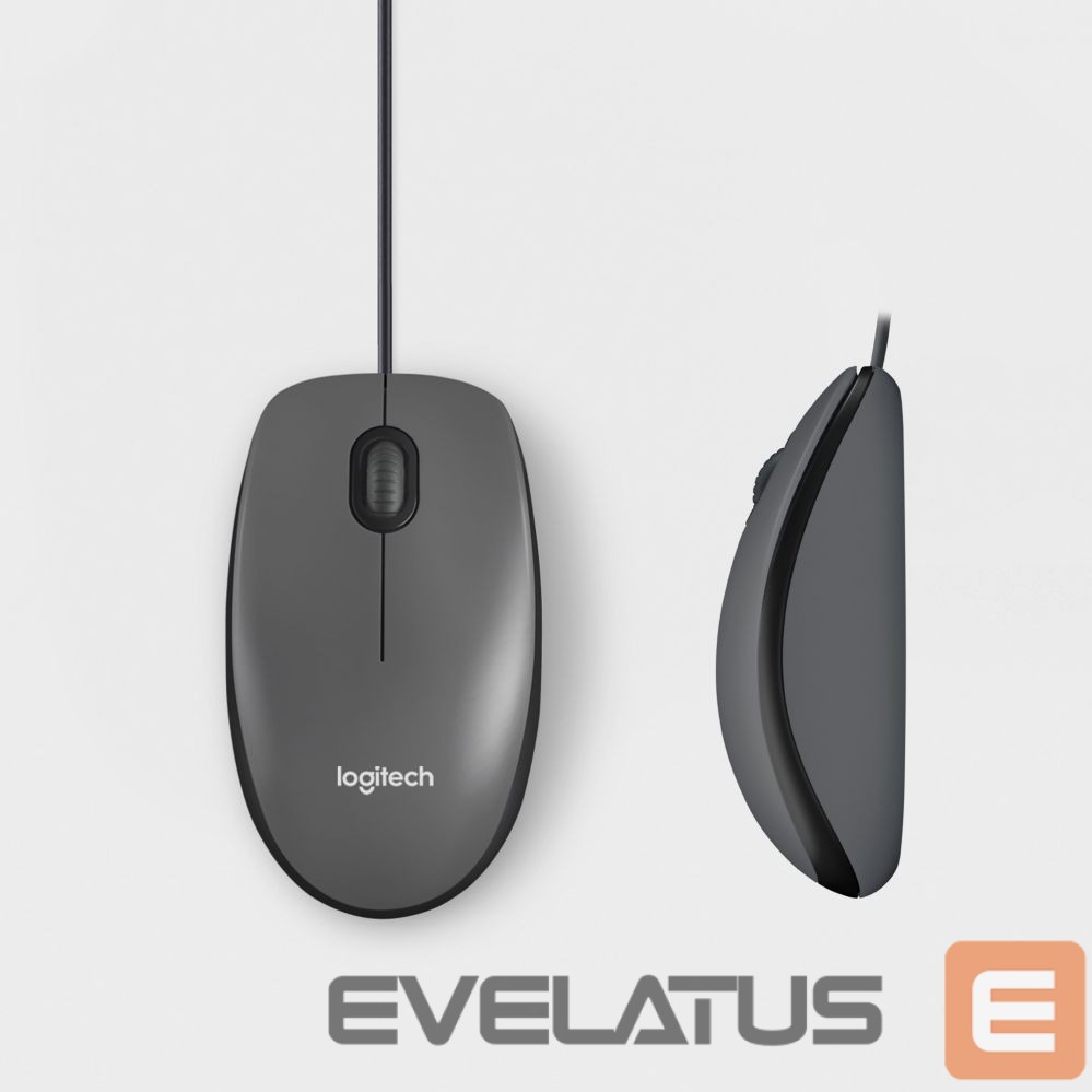 Arvutihiir Logitech Mouse M100 Optical, Black, Wired