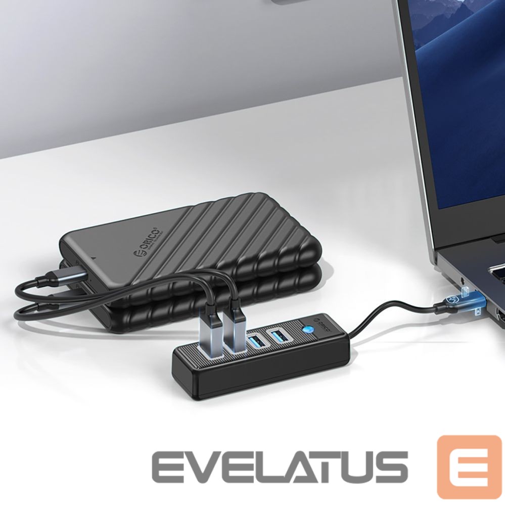 Üleminek Orico Black \ 3 ports