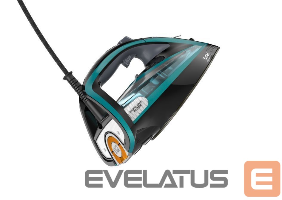 Triikrauad TEFAL | Ultimate Pure FV9844E0 | Steam Iron | 3200 W | Water tank capacity 350 ml | Continuous steam 60 g/min | Steam boost performance 250 g/min | Blue/Black