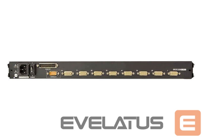 Server – muud tarvikud Aten CL5708M 8-Port PS/2-USB VGA 17" LCD KVM Switch with Daisy-Chain Port and USB Peripheral Support