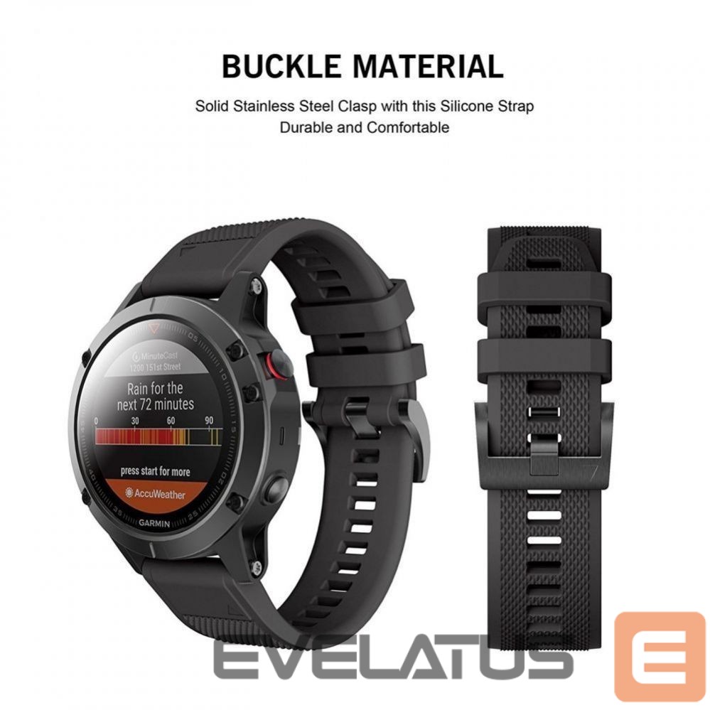 Rihm Tech-Protect Tech-Protect Smooth case for Garmin Fenix 5 / 6 / 6 Pro / 7 - black