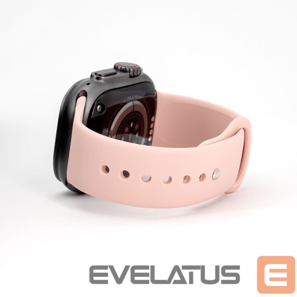 Rihm Connect Watch 38/40/41mm Silicone Loop Watch Strap (132mm M/L) Pink Sand