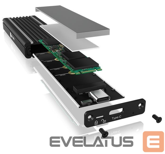 Muu arvutitarvik Raidsonic Icy box IB-1824ML-C31 Enclosure for 1x NVMe