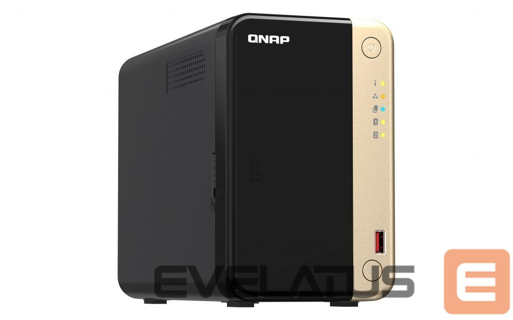Mälupulk QNAP 2-Bay desktop NAS TS-264-8G N5095 4-core, Processor frequency 2.9 GHz, 8 GB, 1x HDMI 2.0; 2 x M.2 2280 PCIe Gen 3 x1; 2 x USB Type-A