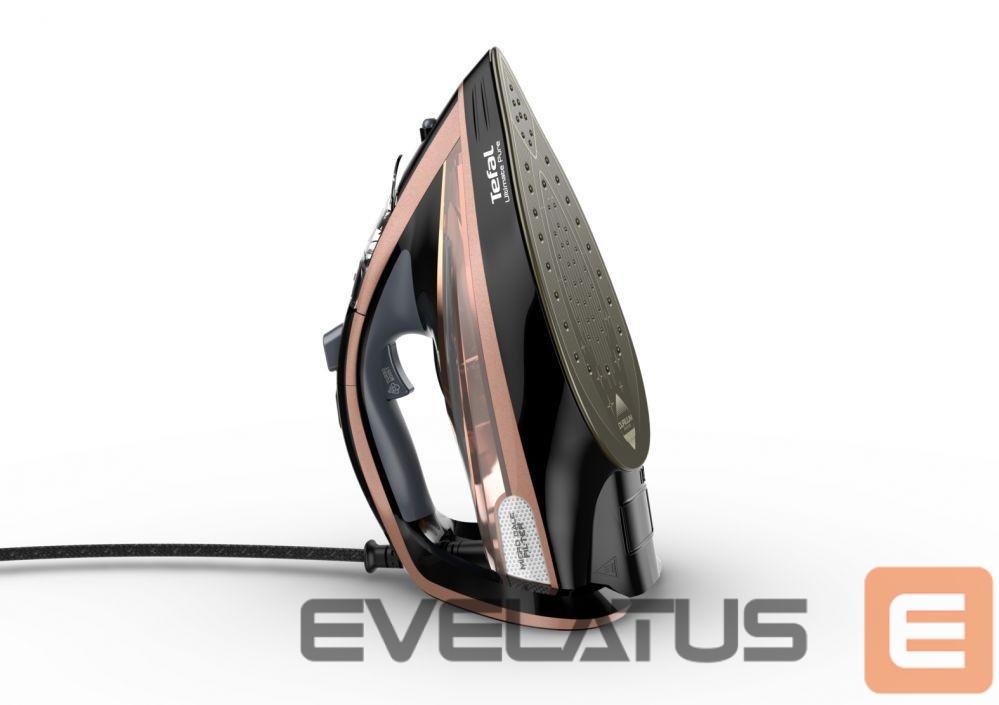 Triikrauad TEFAL Steam Iron FV9845 3200 W, Water tank capacity 350 ml, Continuous steam 60 g/min, Black/Rose Gold