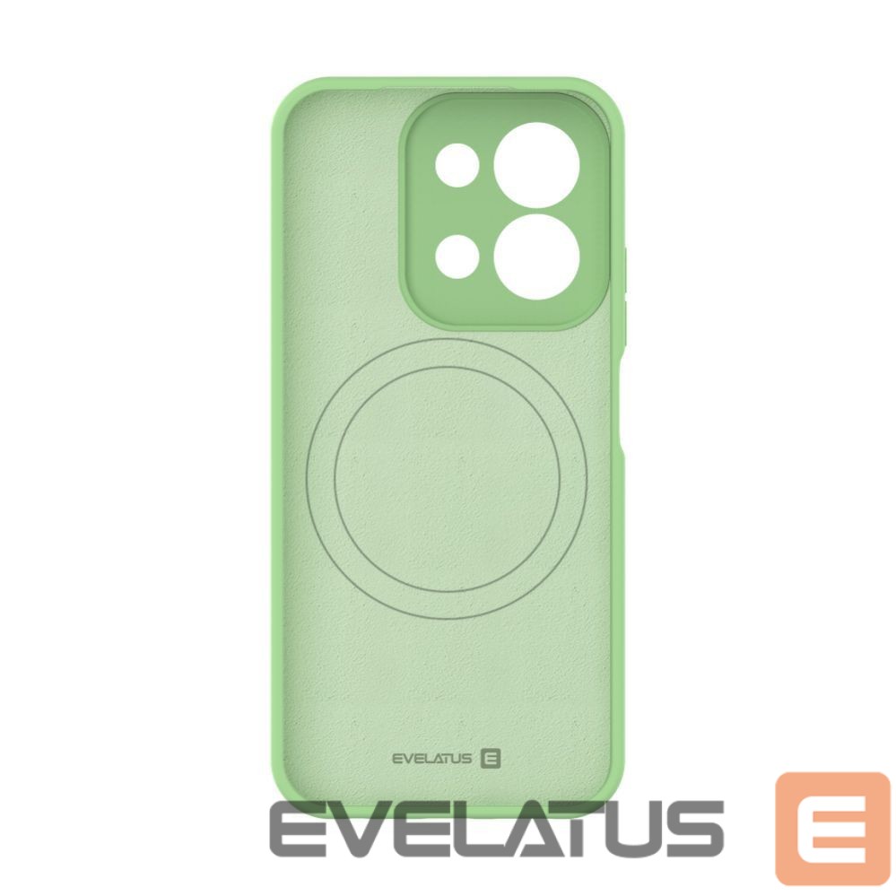 Tagakaaned Evelatus Xiaomi Redmi 15C 4G/5G Premium Magnetic Soft Touch Silicone Case Mint Green
