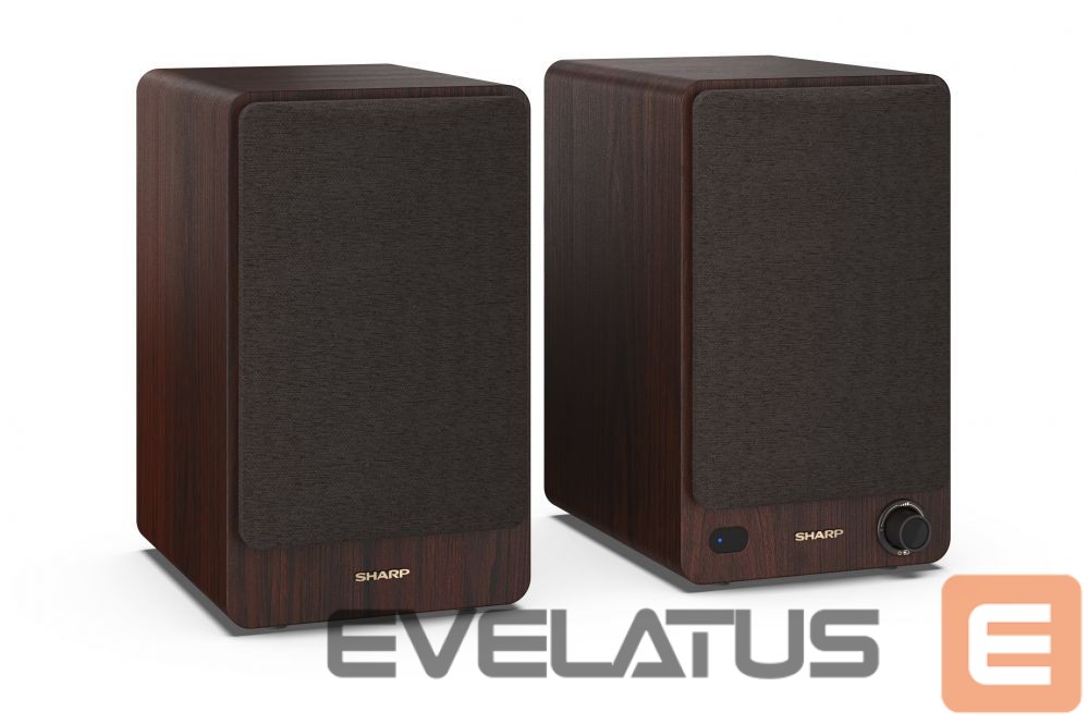 Arvutikõlarid Sharp CP-SS30 Bookshelf Speakers, Brown