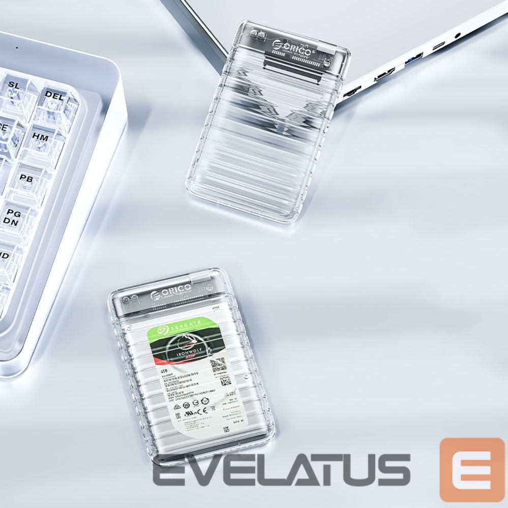Muu arvutitarvik Orico Orico 2139U3-V1 2.5" HDD/SSD USB Micro-B 5Gb/s Disk Drive - Transparent