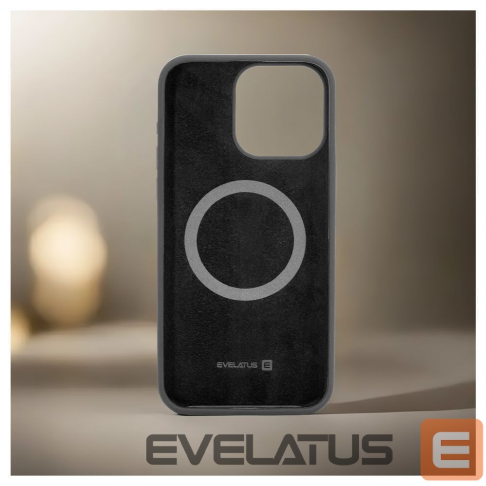 Tagakaaned Evelatus Apple iPhone 13 Pro Premium Magsafe Soft Touch Silicone Case Black