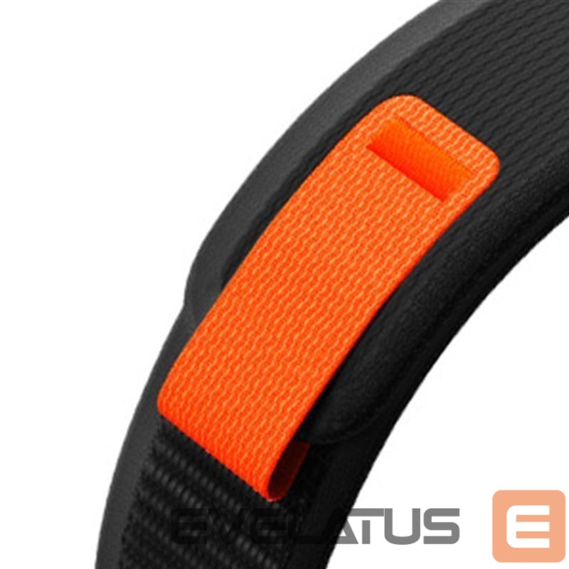 Rihm Tech-Protect Tech-Protect Nylon Strap for Garmin Fenix 5 / 6 / 6 Pro / 7 - Black/Orange