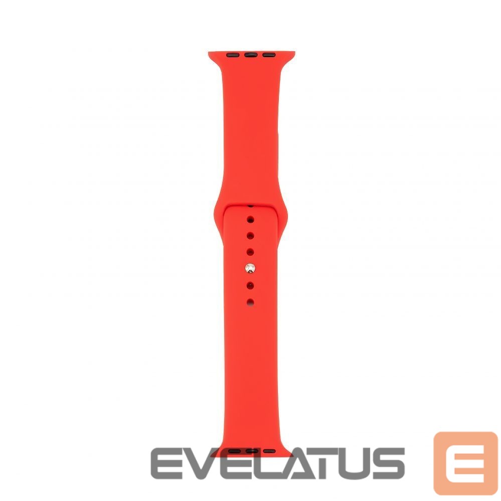 Rihm Connect Watch 42/44/45mm Silicone Loop Watch Strap (140mm M/L) Red