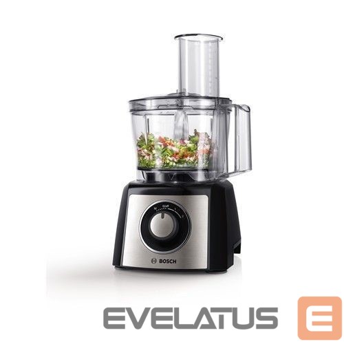 Mikserid ja blenderid Bosch Food Processor MCM3401M Black/Stainless steel, 800 W, Number of speeds 2, 2.3 L, Blender, Meat mincer