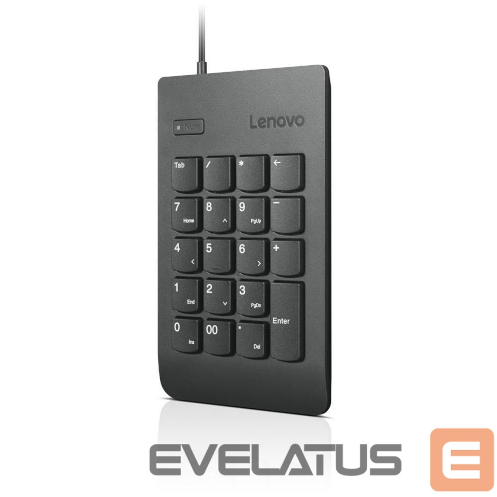 Arvuti klaviatuur Lenovo Essential USB Numeric Keypad Gen II Wired, Black