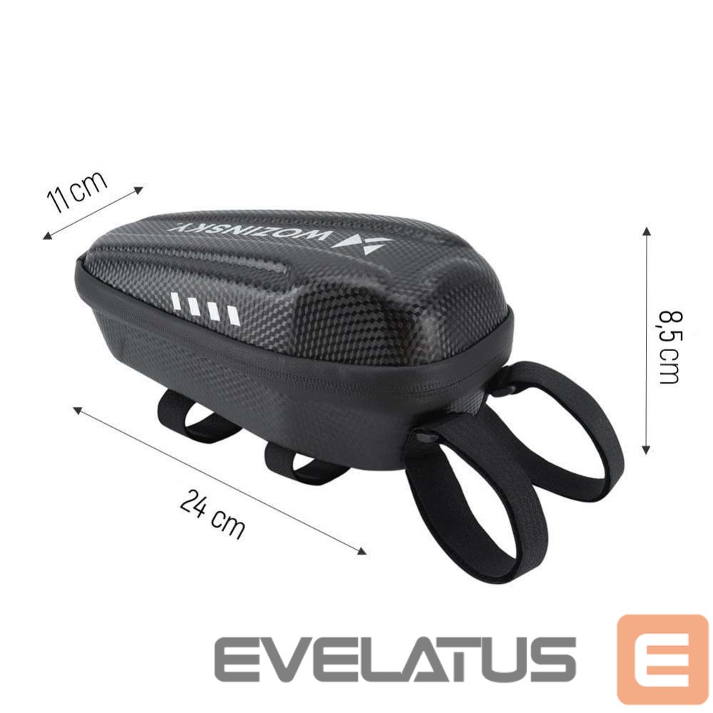 Jalgratta tarvik Wozinsky Wozinsky Waterproof Scooter Handlebar Bag 2L Black (WSB3BK)