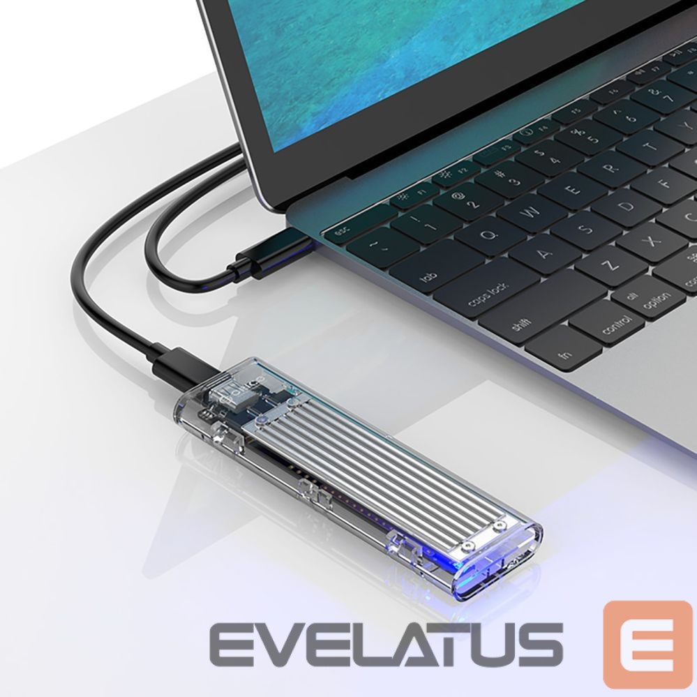 Muu arvutitarvik Orico Orico TCM2-C3 M.2 NVME to USB-C 10Gb/s Disk Drive - Gray