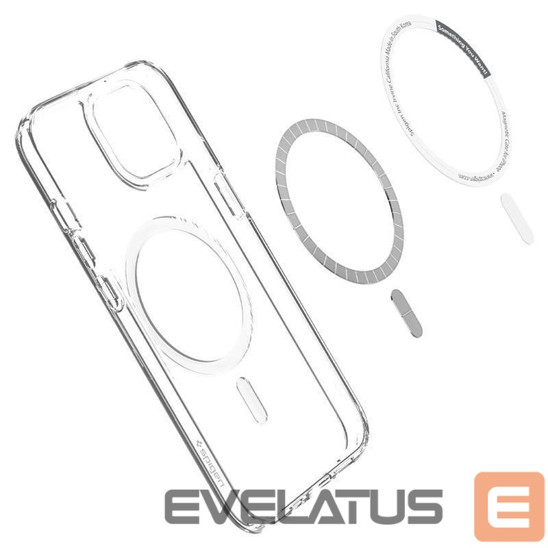 Tagakaaned Spigen Transparent || White
