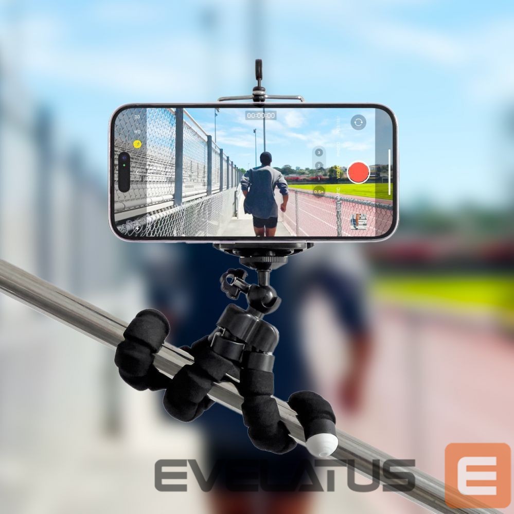 Kaameratarvik Hurtel Eleastic tripod for a phone and a selfie camera