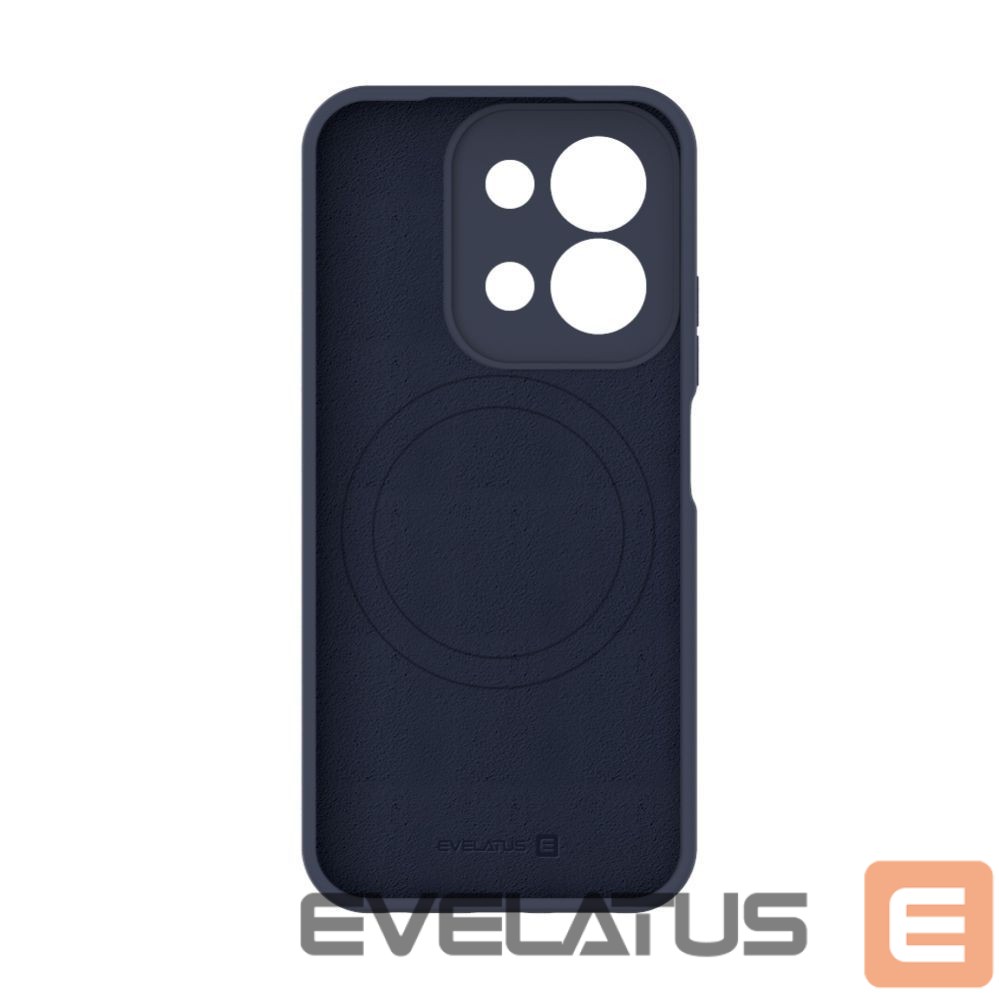Tagakaaned Evelatus Xiaomi Redmi 15C 4G/5G Premium Magnetic Soft Touch Silicone Case Dark Blue