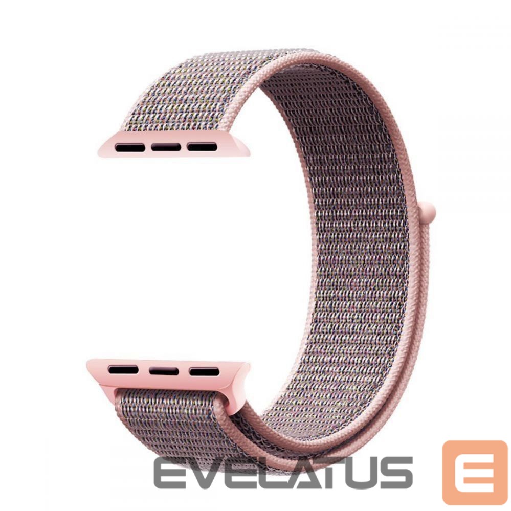 Rihm Tech-Protect Tech-Protect Nylon Strap for Apple Watch 4 / 5 / 6 / 7 / 8 / 9 / SE (38/40/41 mm) - Pink