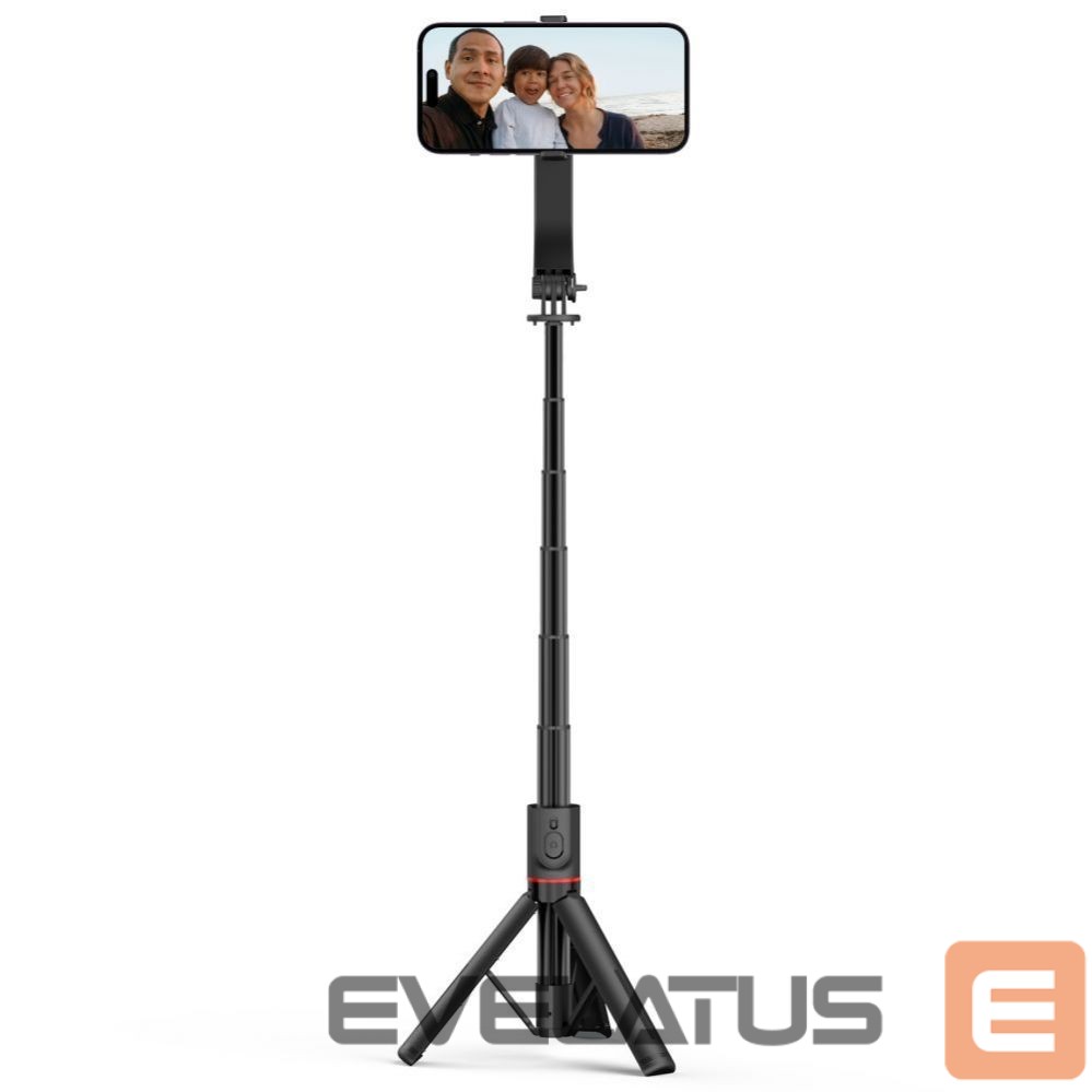 Kaameratarvik Tech-Protect Tech-Protect L04S Bluetooth Selfie Stick with Tripod up to 95cm and 360 Head - Black