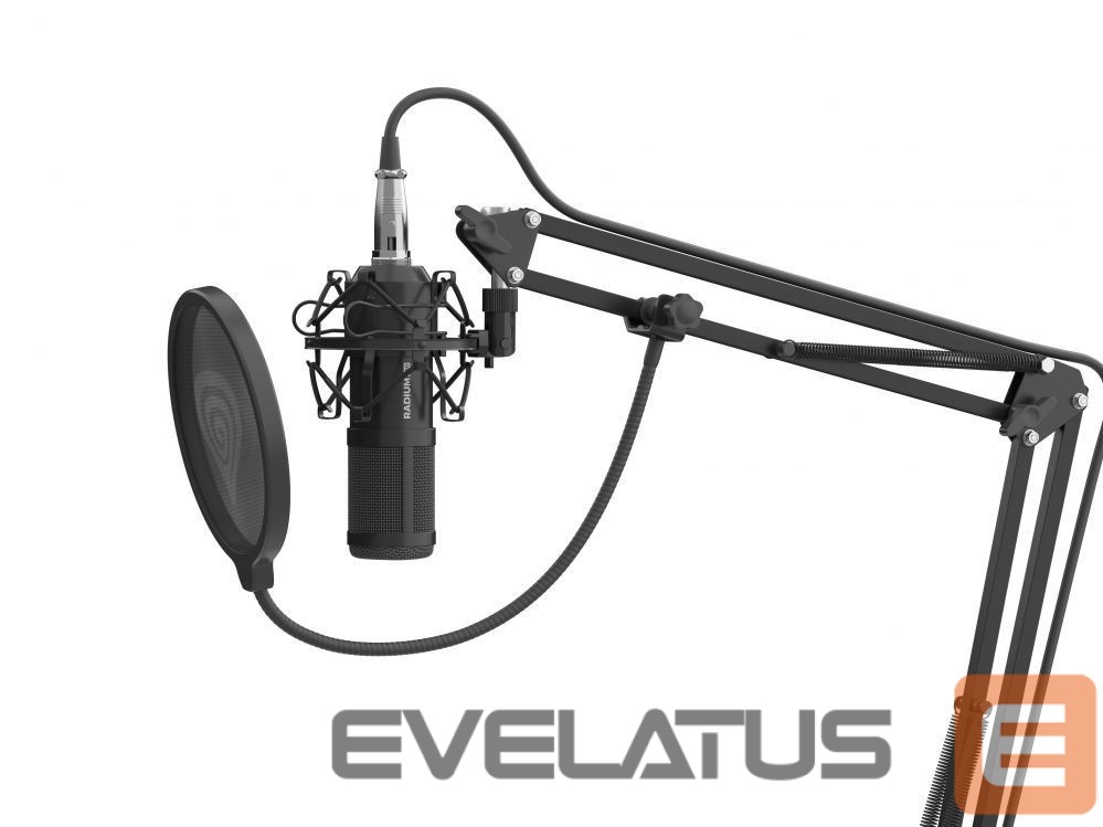 Muu arvutitarvik Genesis Gaming Microphone Radium 300 Black, Wired