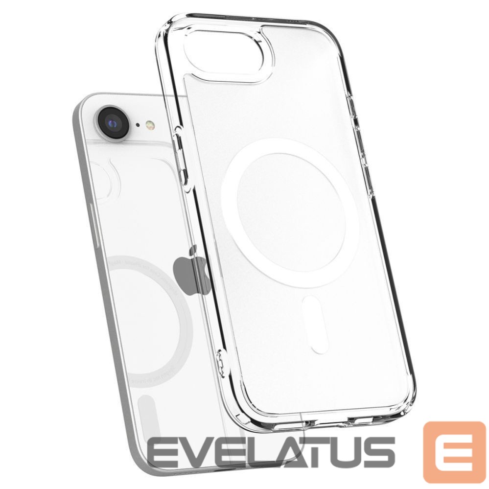Tagakaaned Spigen Spigen Ultra Hybrid MagSafe iPhone 16e Case - White, Translucent