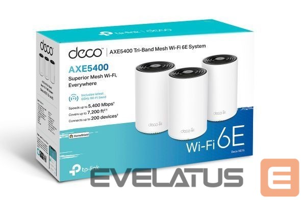 Ruuterid TP-Link WRL MESH ROUTER 5400MBPS/DECO XE75(3-PACK)