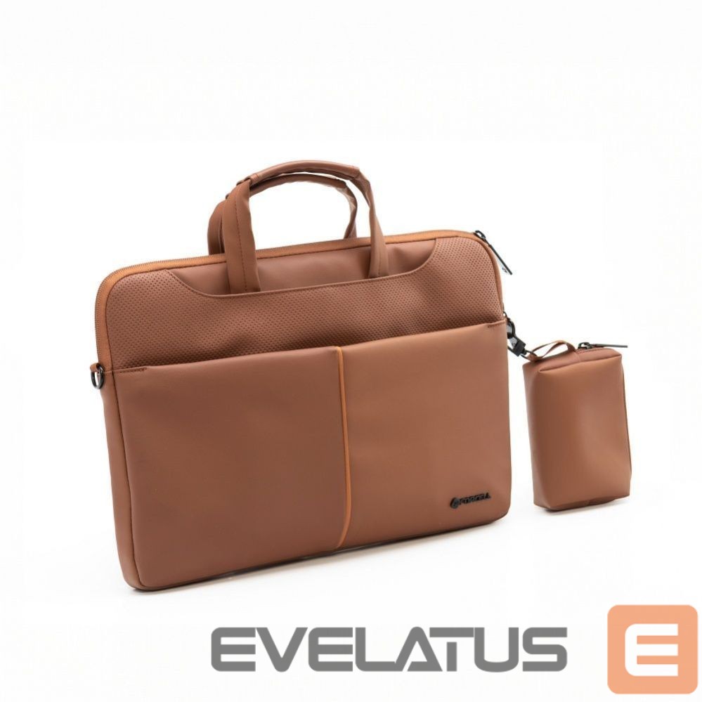 Kotid ja portfellid Forcell FORCELL F-PROTECT URBAN STYLE Bag for Laptop 15,6" brown