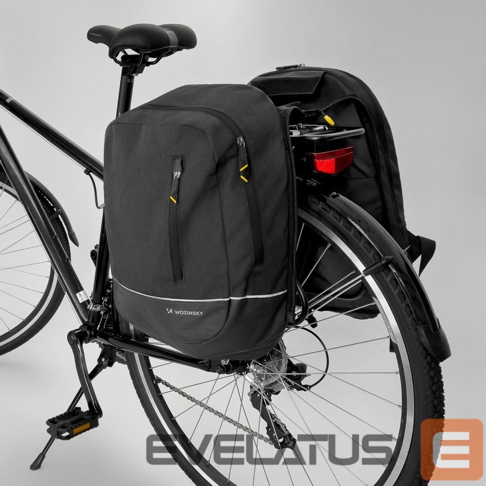 Jalgratta tarvik Wozinsky Wozinsky Double Bike Bag Backpack 2in1 30l Black (WBB30BK)