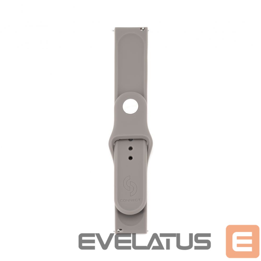 Rihm Connect 22mm Silicone Loop Watch Strap (S/M 110mm) Gray