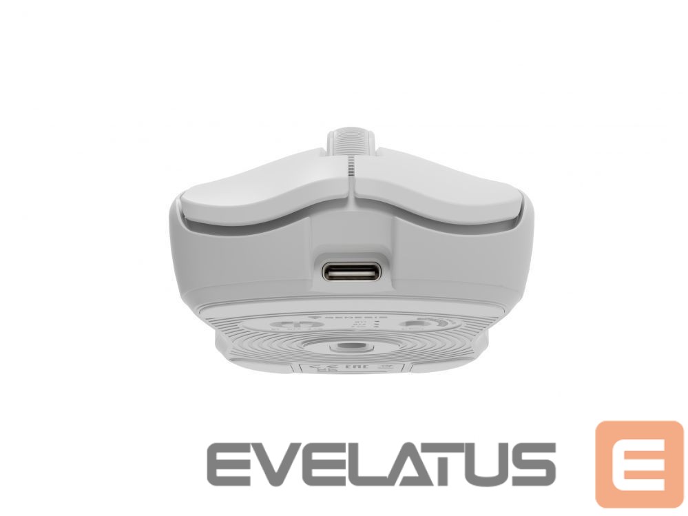 Arvutihiir Genesis Zircon 500 | Wireless/Wired | Gaming Mouse | 2.4 GHz, Bluetooth, USB | White